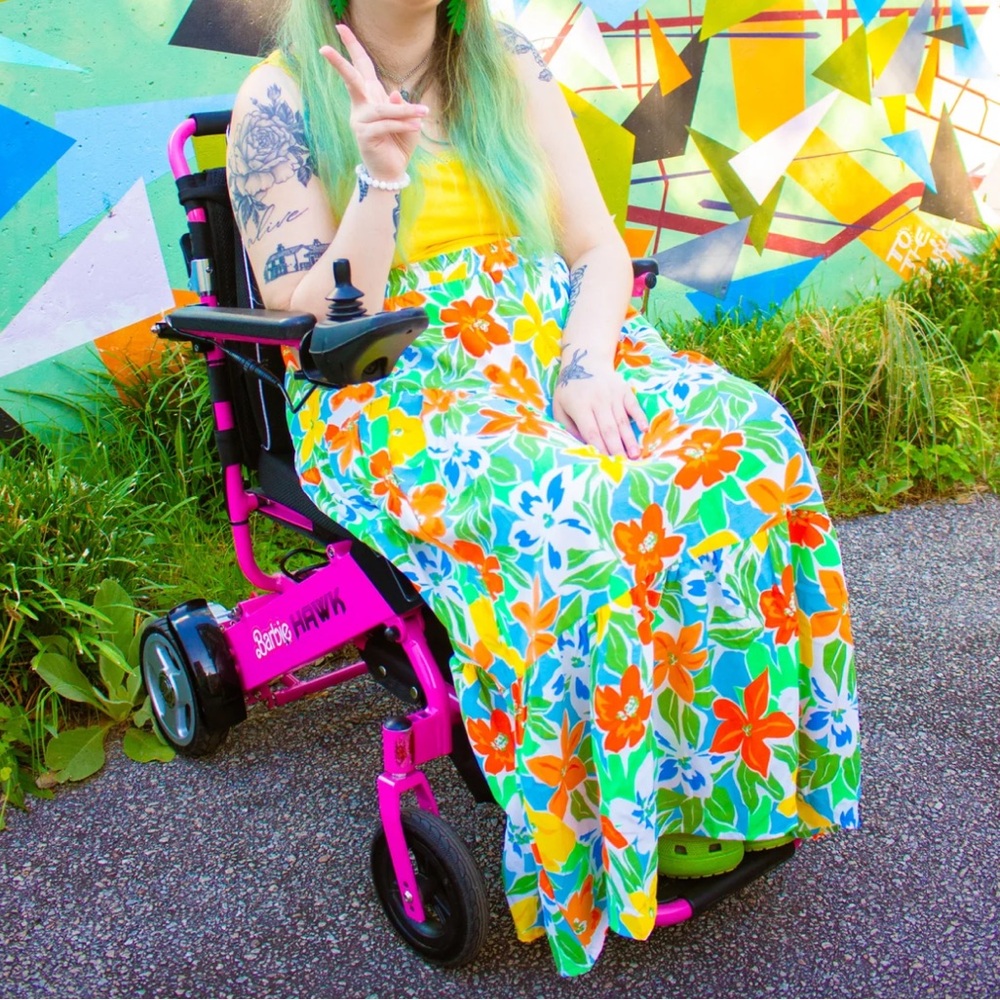 Vibrant Floral Maxi skirt